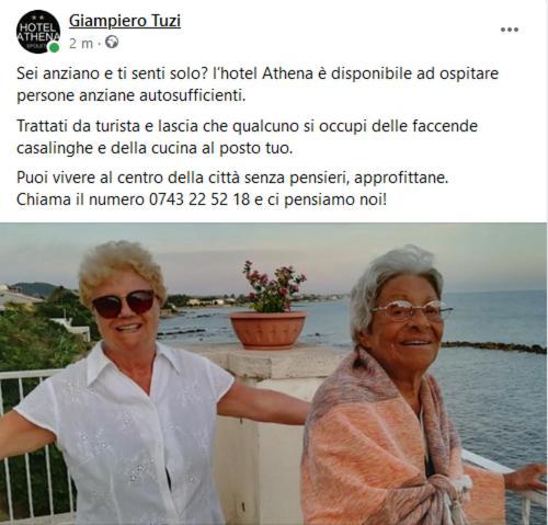Hotel Athena Spoleto Bagian luar foto